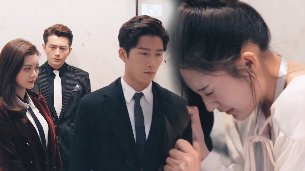 The elevator is broken, the heroine hugged the boss, the sly girl was jealous🥳