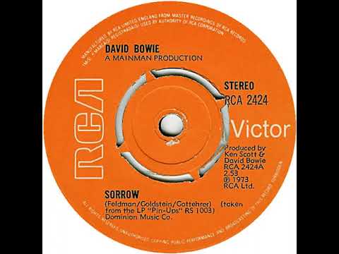 UK New Entry 1973 (201) David Bowie - Sorrow