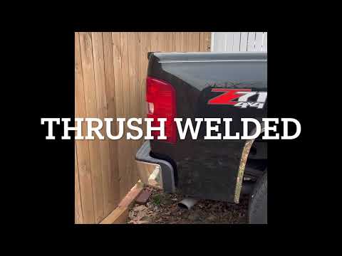 Thrush Welded muffler vs stock 5.3 Silverado