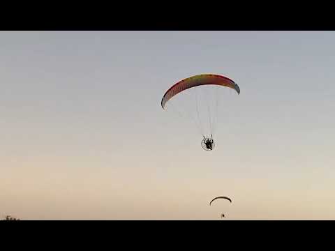 Pouso Voo 238 de Paramotor IKE Costa - 13/08/22 - Aeropasto