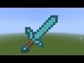 как сделать алмазный меч в minecraft 