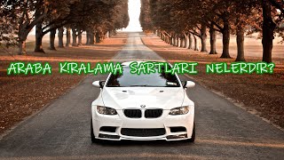 ARABA KİRALAMA ŞARTLARI - (TÜM DETAYLAR)