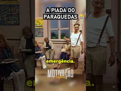 A piada do português paraquedista! Costinha na Escolinha do Professor Raimundo #humor #comedia