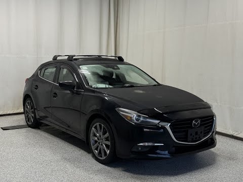 2018 Mazda3 Sport GT Auto in Black for sale at Park Mazda in Sherwood Park, AB