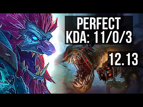 TRUNDLE vs FIDDLESTICKS (JNG) | 11/0/3, Legendary | EUW Master | 12.13