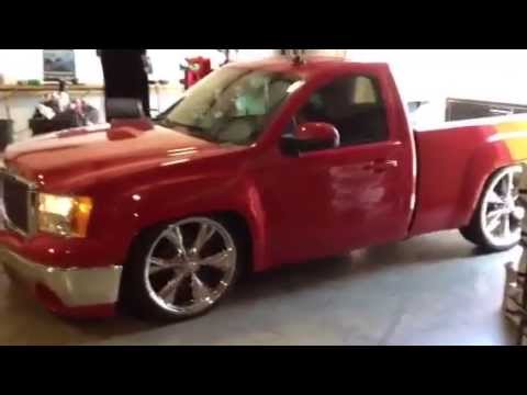 Torque Thrust American Racing wheels 2012 GMC Bagged 24 inch