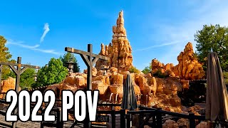Big Thunder Mountain Railroad - Disneyland Ride 2022 [4K POV]