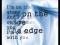 I'm On The Edge of Glory- Lady Gaga (LYRICS ...