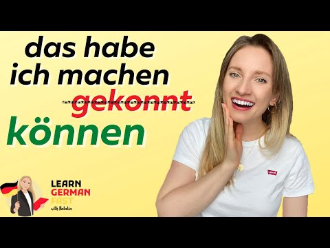 Top Regeln für Modalverben im Perfekt ✅ gekonnt, gemusst, gedurft II Learn German Fast