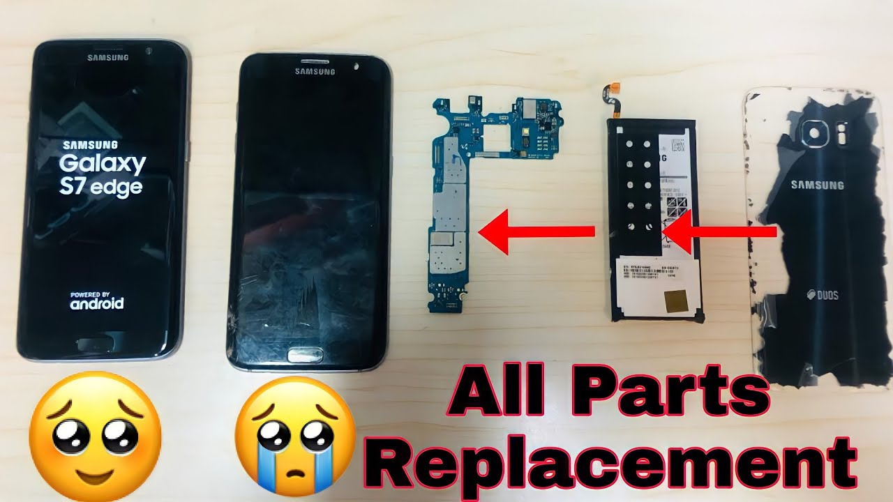 Watch video Samsung Galaxy S7 Edge Display and Back Glass Change |S7 Edge Motherboard Change Battery |AMS -Hindi Now Samsung Galaxy S7 Edge Display and Back Glass Change |S7 Edge Motherboard Change Battery |AMS -Hindi