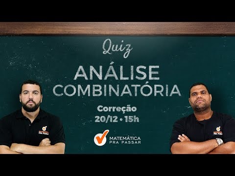 RACIOCÍNIO LÓGICO MATEMÁTICO PARA PRF: ANÁLISE COMBINATÓRIA. [2018].
