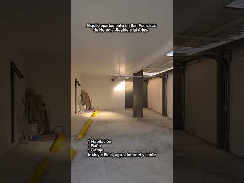 Alquiler de apartamento en planta alta con garaje  en Heredia - San Francisco - Residencial Aries