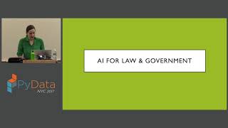 Aileen Nielsen - The law and ethics of data driven artificial intelligence