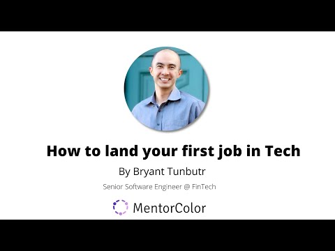 How to land your first job in Tech