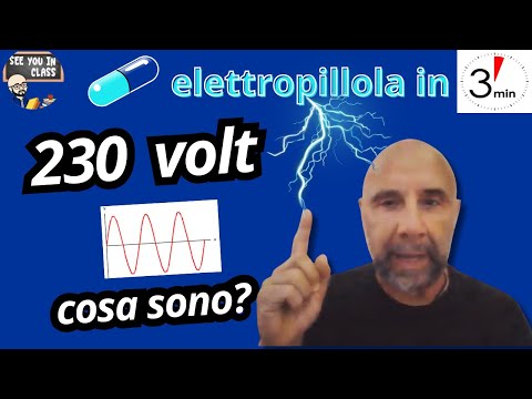 Cosa è il valore 230V della tensione alternata? È il suo valore efficace. Te lo spiego in 3 minuti.