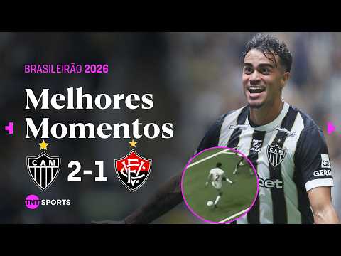 ZAGUEIRO FURA, GALO ABRE O PLACAR E REINIER FAZ GOLAÇO! ATLÉTICO-MG 2 X 1 VITÓRIA