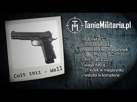 Colt 1911 (G191) FIRMY WELL część 1. - TANIEMILITARIA.PL