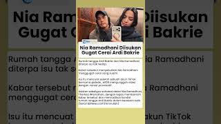 Nia Ramadhani Diisukan Gugat Cerai Ardi Bakrie, Begini Respons Asisten Menantu Aburizal
