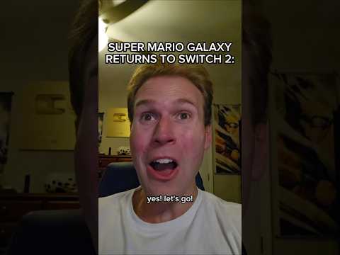 SUPER MARIO GALAXY RETURNS TO SWITCH 2 #shorts