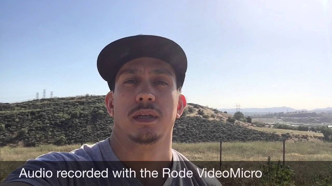 Rode VideoMicro Outdoor Audio Test (Windy Conditions)