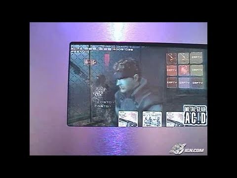 Metal Gear Acid Sony PSP Gameplay