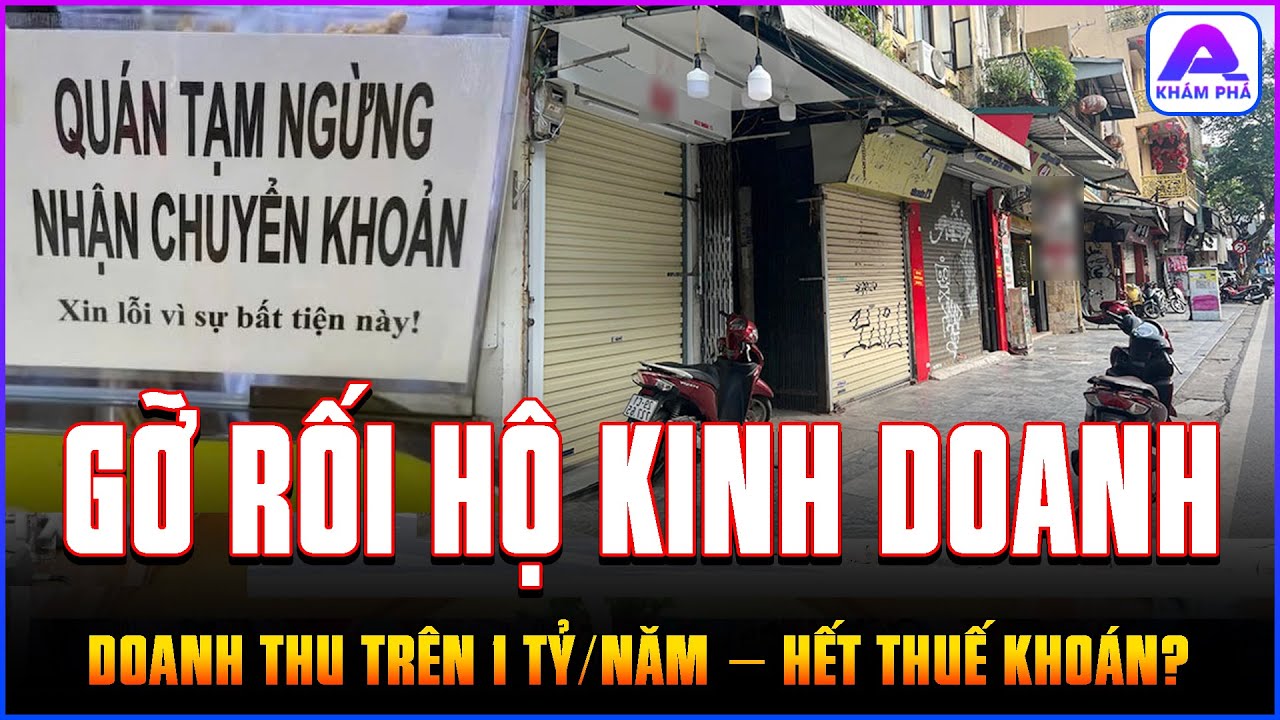 Gỡ rối cho Hộ kinh doanh khi bỏ thuế khoán từ 1/1/2026: Phải làm gì khi doanh thu trên 1 tỷ?