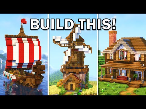 10+ Amazing Build Ideas for Survival Minecraft!