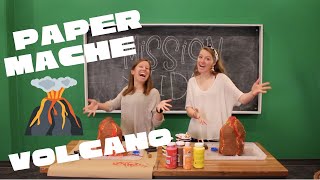 HOW TO | Make a Paper Mache Volcano 🌋 (Part One!)