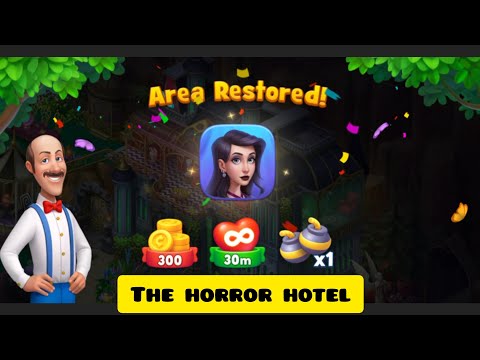 Gardenscapes - THE HORROR HOTEL - Full Walkthrough - New Area Restored