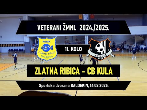 VETERANI ŽMNL: ZLATNA RIBICA - CB KULA  0:1, 14.02.2025.