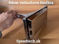 Fanfára - 640mm chrómová / hlboký tón / bez kompresora SN-003Z - Video Youtube