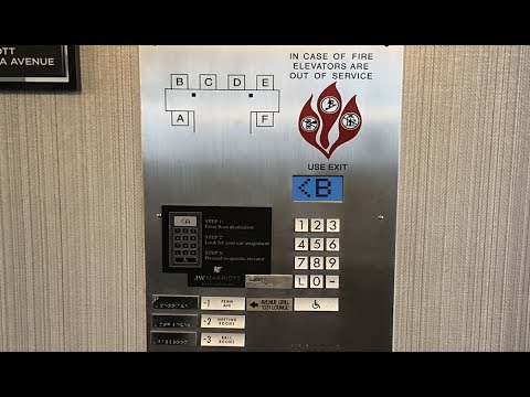 Schindler Miconic 10 Traction Elevators - JW Marriott - Washington, DC (Destination Dispatch)