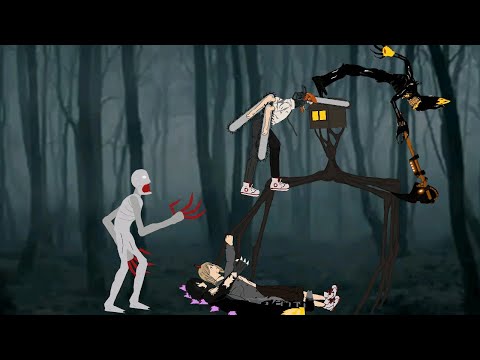 (2) animation dc2_SCP 096,Chainsaws,BENDY,Powor,Godzigirl purple,House (dwing cartoon2)