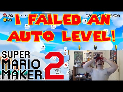 AUTO-FAIL!! RAGE & INSANITY AHEAD!! Crasher Plays: Super Mario Maker 2 - ENDLESS CHALLENGE!