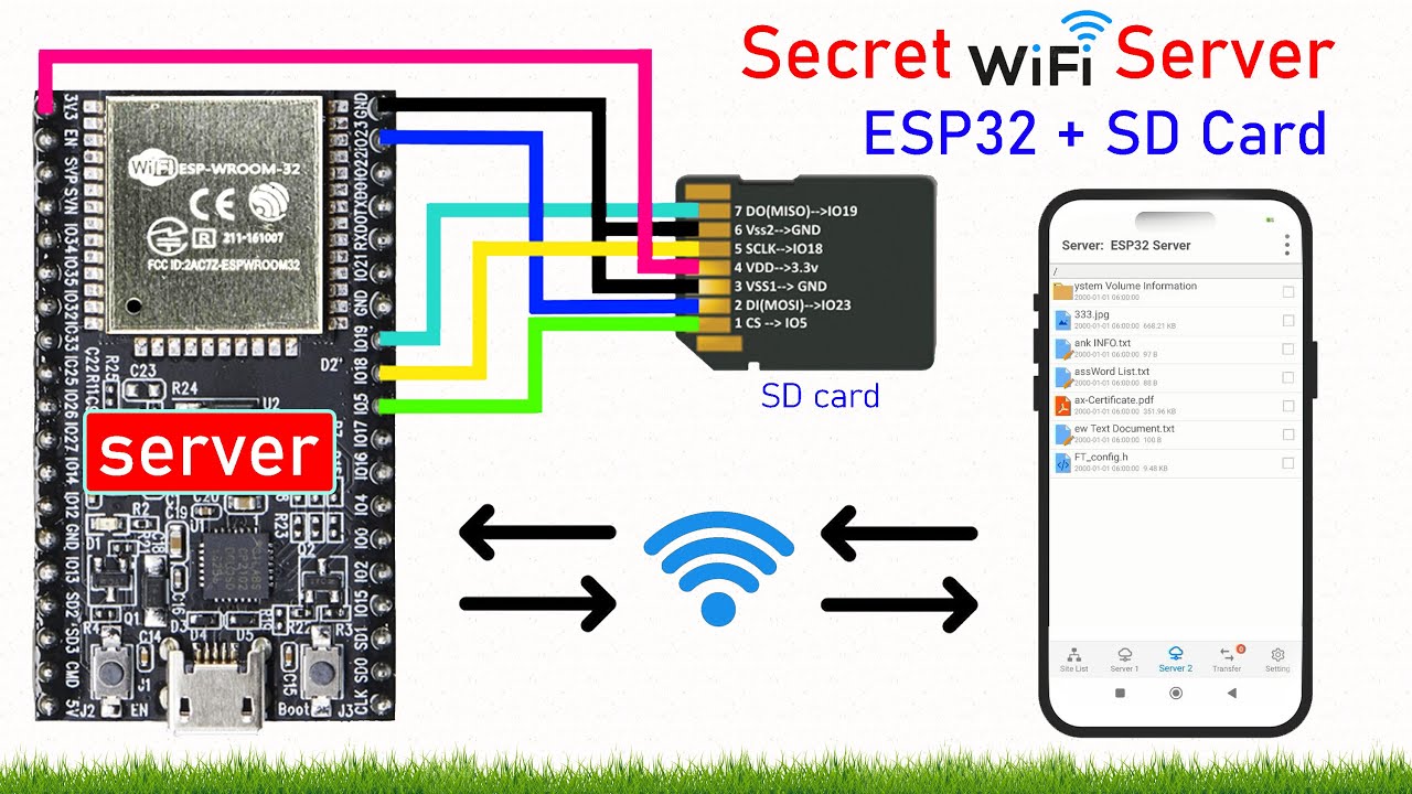 How to Make a Hidden Wi-Fi FTP Server with ESP32 & SD Card | Secret Wireless File Access!
