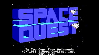 Space Quest II Tandy Playthrough