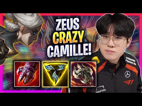 ZEUS IS SO CRAZY WITH CAMILLE! - T1 Zeus Plays Camille TOP vs K'sante! | Season 2024