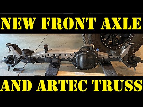 New JL Wrangler Front Axle- Dana 44 Rubicon Axle and Artec Apex Truss Kit