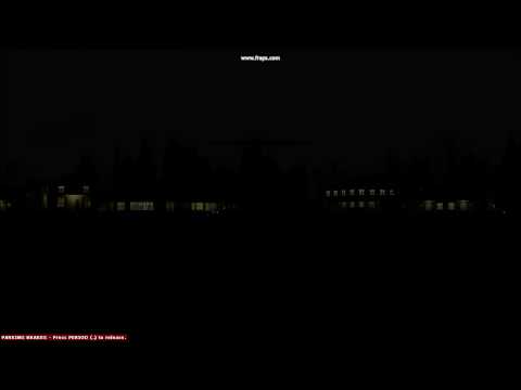 Lear 45 start up at Anacortes  very foggy night