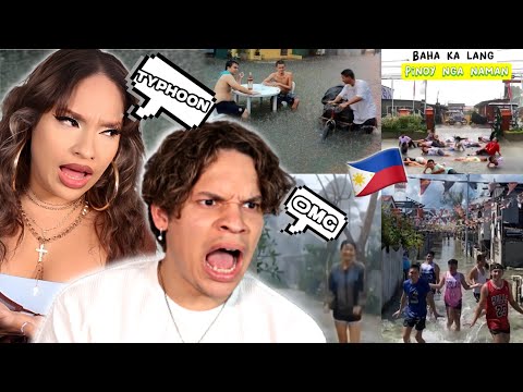 HOW TF is this REAL!? Latinos react to 'Filipinos During Typhoons' for the first time