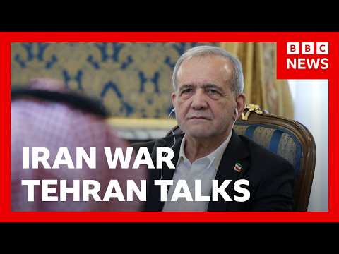 Iran's president holds talks with Saudi Arabia, Pakistan and Turkey in Tehran | BBC News
