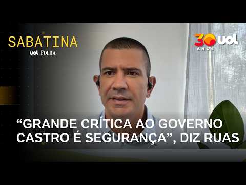 Douglas Ruas desaprova governo Cláudio Castro e diz que segurança pública foi problema na gestão