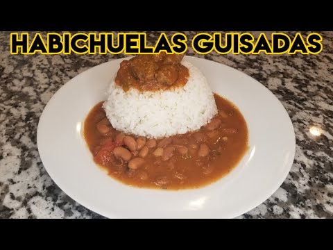 Habichuelas guisadas | Dominican style Habichuelas Guisadas | Beans from scratch | Dominican beans