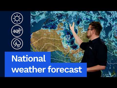 National Weather Forecast: Showers and storms across much of the country