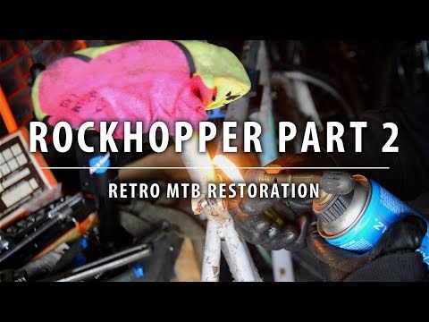 Fighting a seat post with CAUSTIC SODA - 1989 Specialized Rockhopper MTB Restoration - Part 2