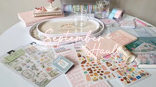 🛍 Selama Satu Bulan Belanja Apa Aja? September Monthly Haul (Stationery, Skincare, Daiso Korea)