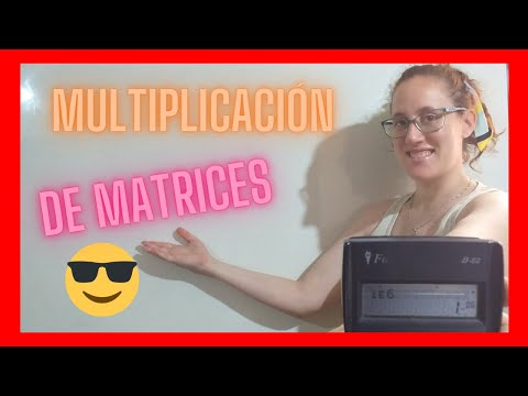 🥳 MULTIPLICACIÓN de MATRICES de manera FÁCIL y RAPIDA 😱