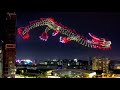 Dragon Boat Show With 1500 Drones In Shenzhen China Drone Light Show