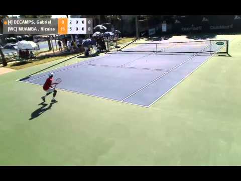 NJT Int. Masters 2013 - DECAMPS - MUAMBA 2-6, 1-6