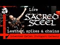 Live SACRED STEEL (Leather, spikes and chains) 2022 - Schwarzer Keiler, Stuttgart, Germany, 14 Oct